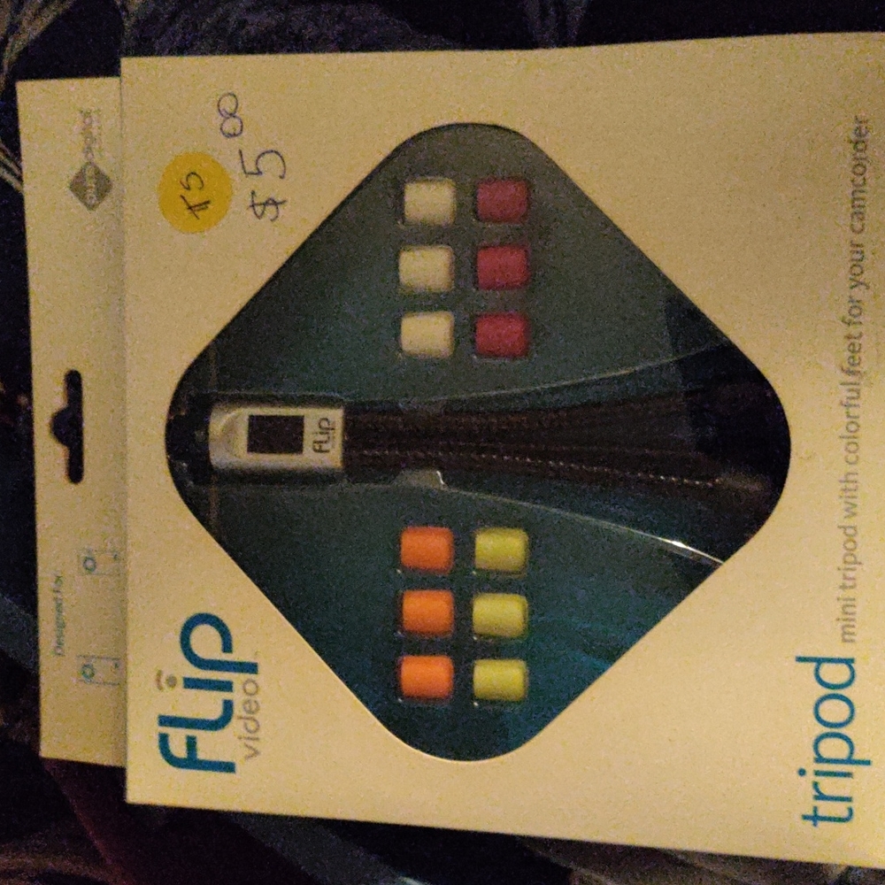Tripod flip for camcorder